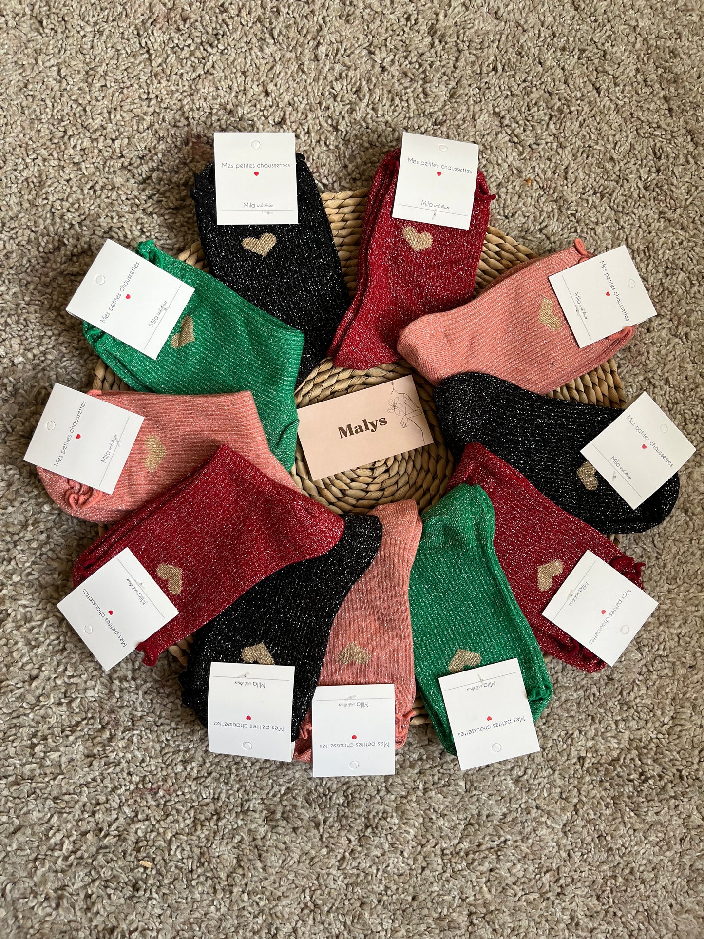 CHAUSSETTES COEUR